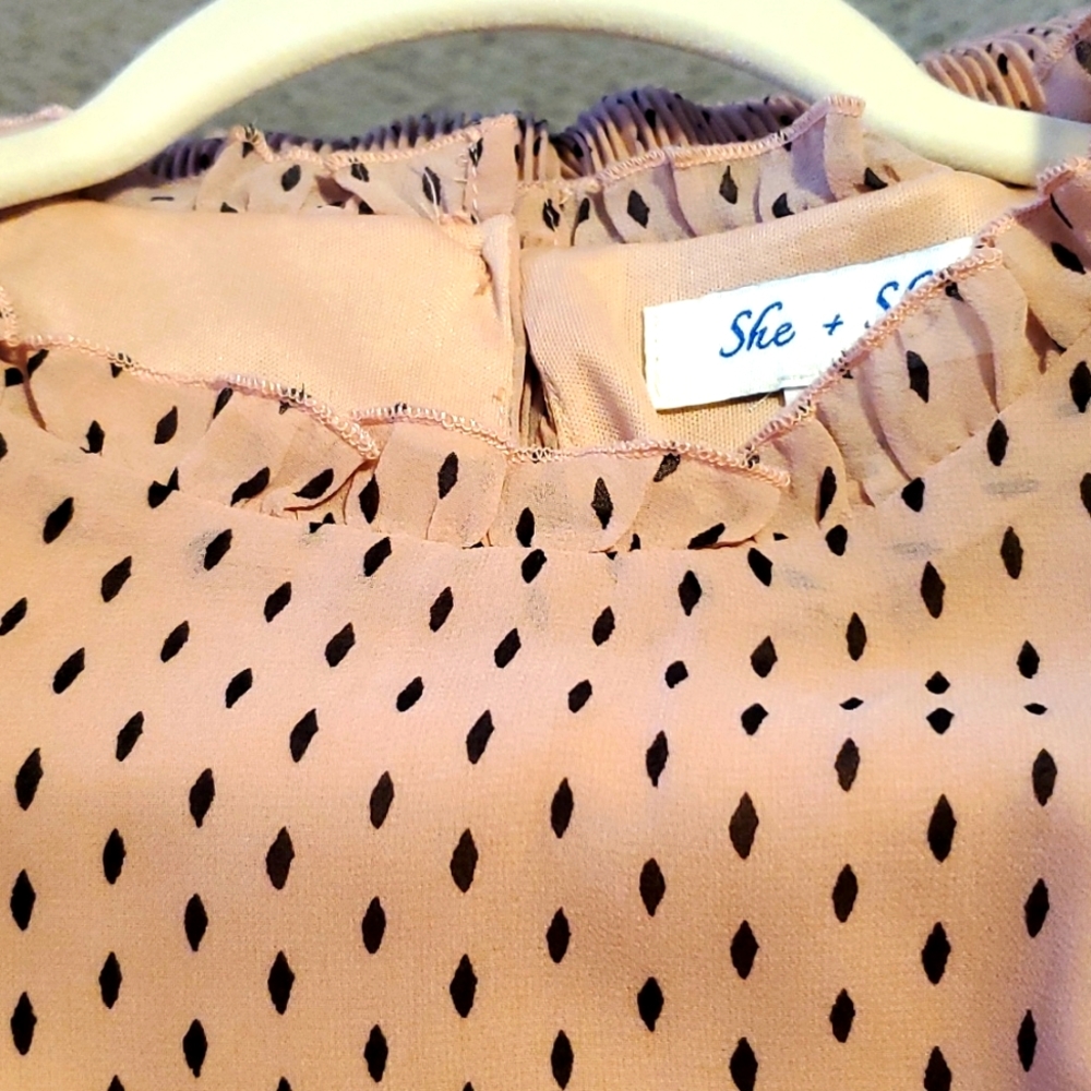She + Sky Ruffled Dress - Picture 8 of 8